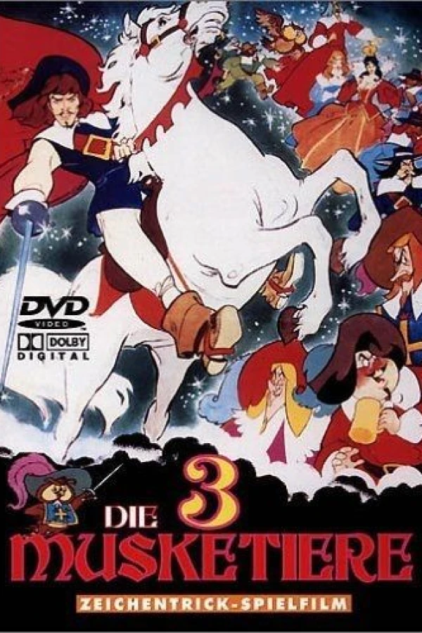 Animated Three Musketeers Juliste