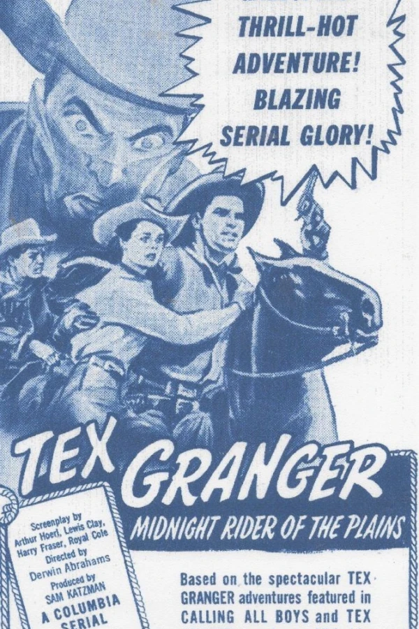 Tex Granger: Midnight Rider of the Plains Juliste