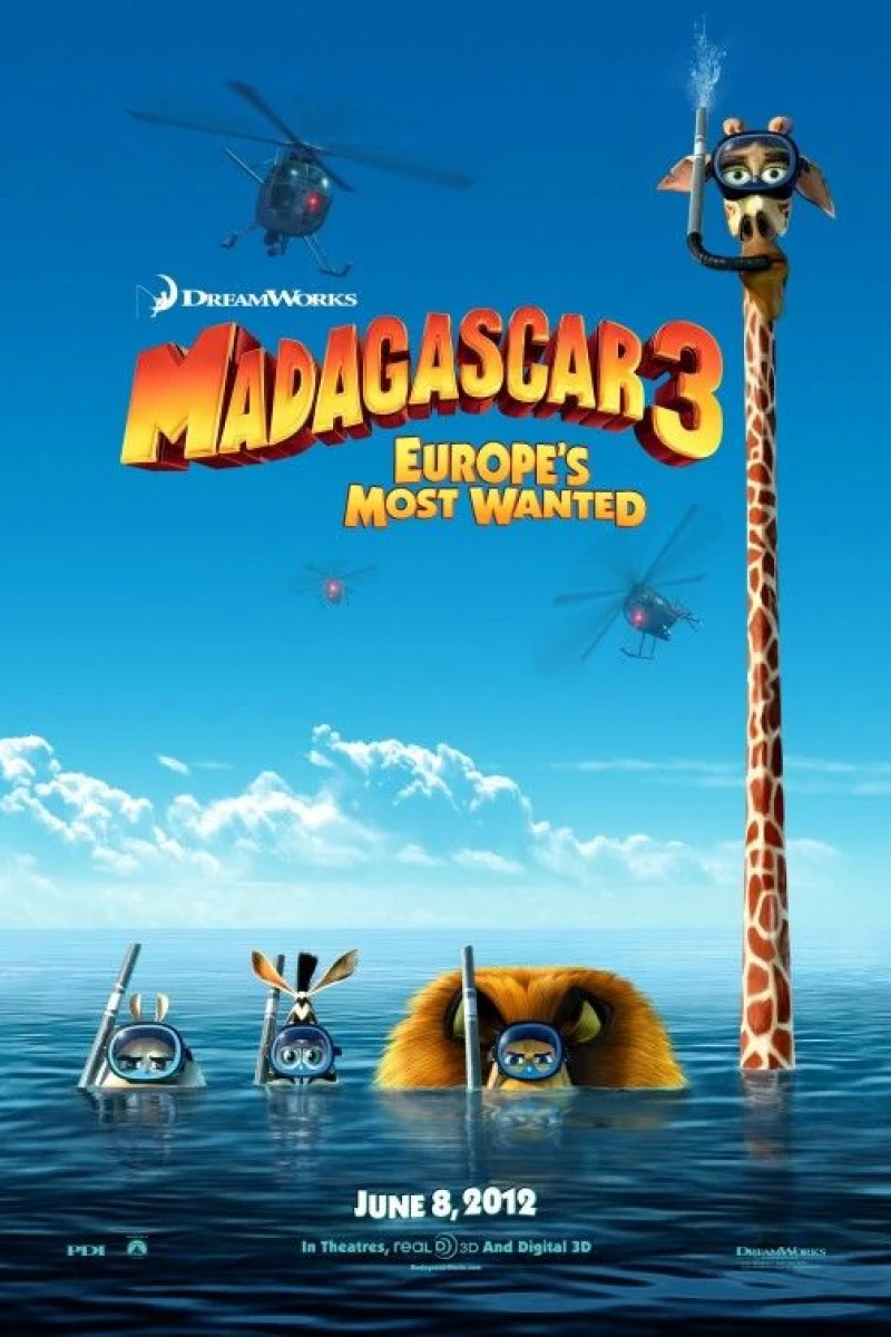 Madagascar 3 Juliste