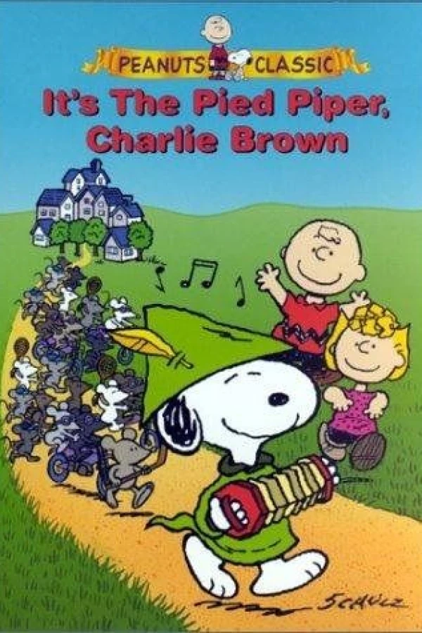 It's the Pied Piper, Charlie Brown Juliste