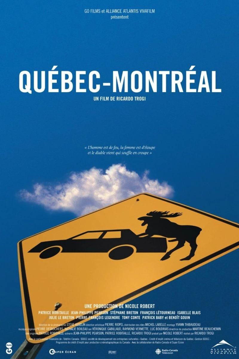Québec-Montréal Juliste