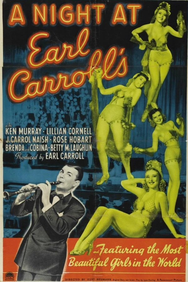 A Night at Earl Carroll's Juliste