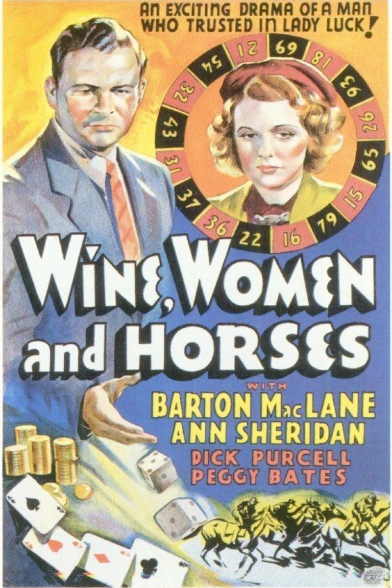 Wine, Women and Horses Juliste