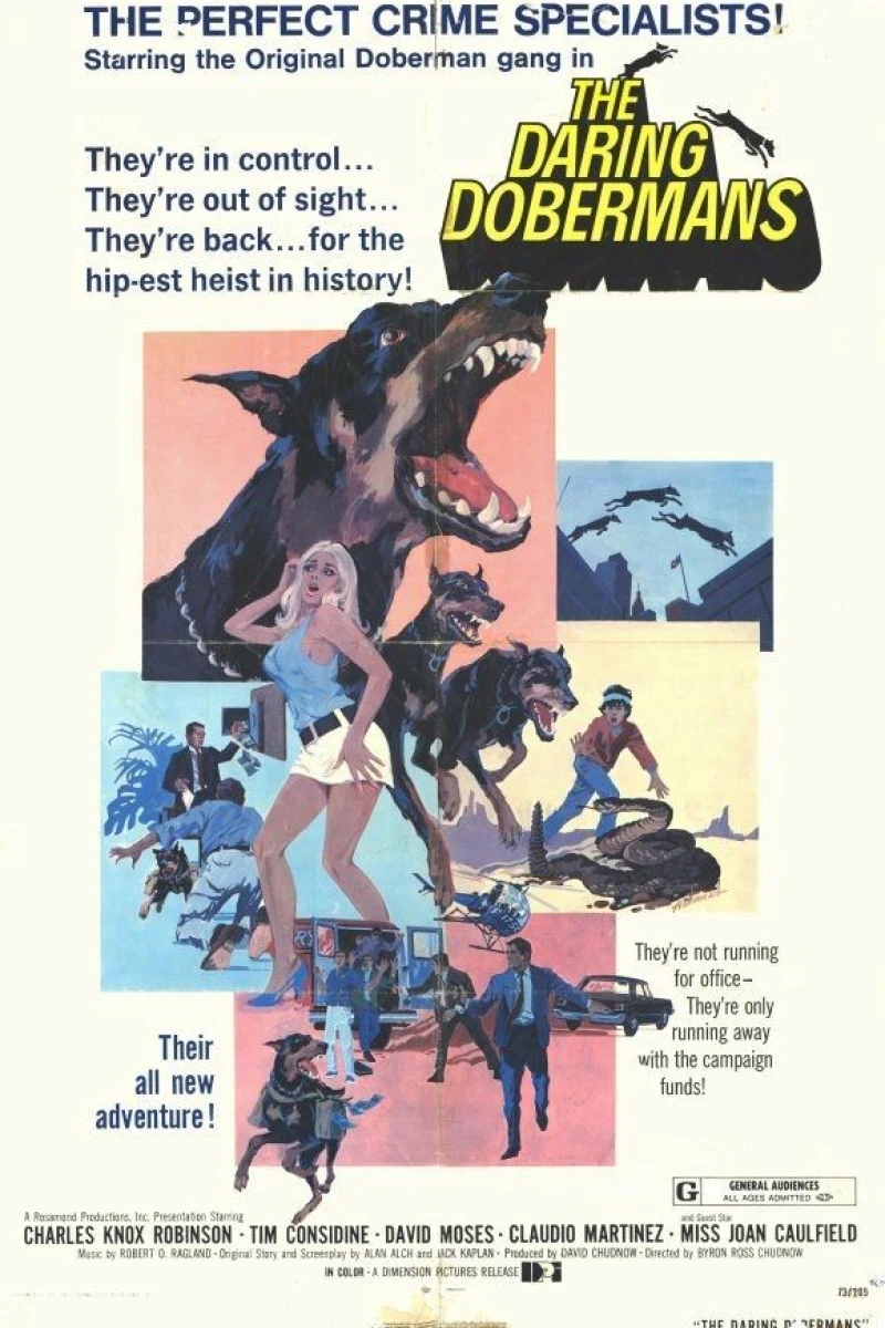 The Daring Dobermans Juliste