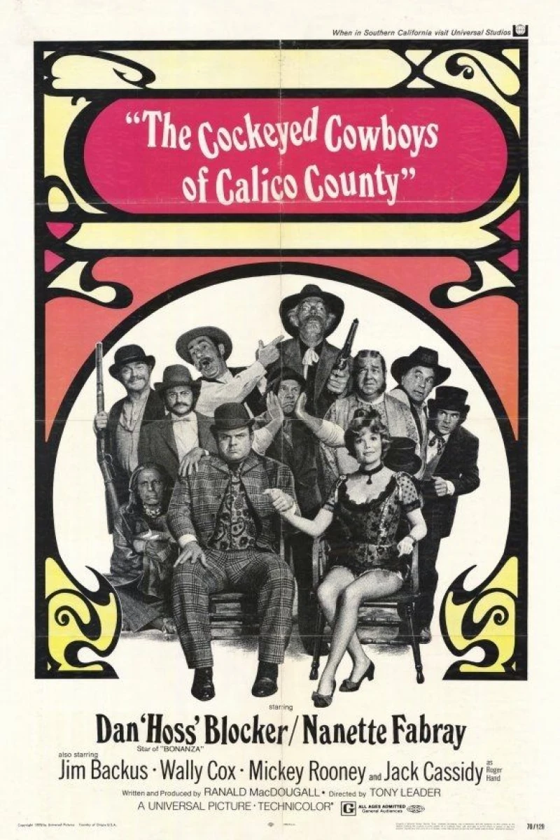 Cockeyed Cowboys of Calico County Juliste