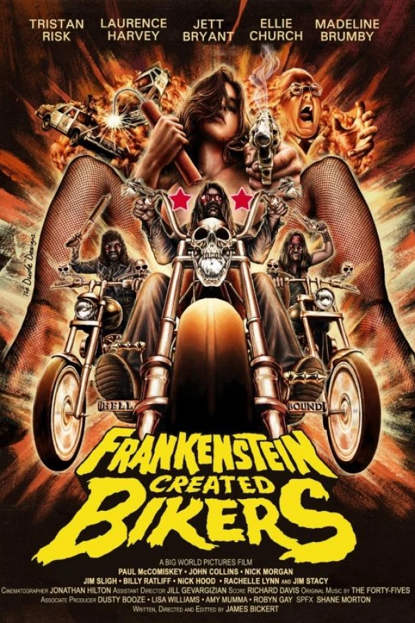 Frankenstein Created Bikers Juliste