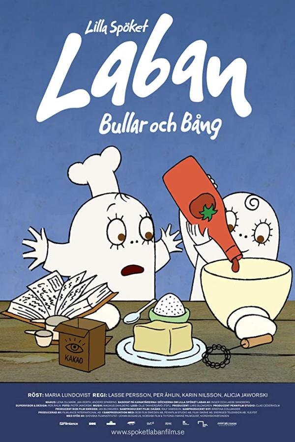 Lilla spöket Laban: Bullar och bång Juliste