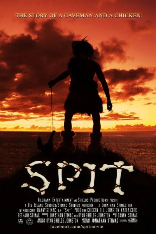 SPIT: The Story of a Caveman and a Chicken Juliste