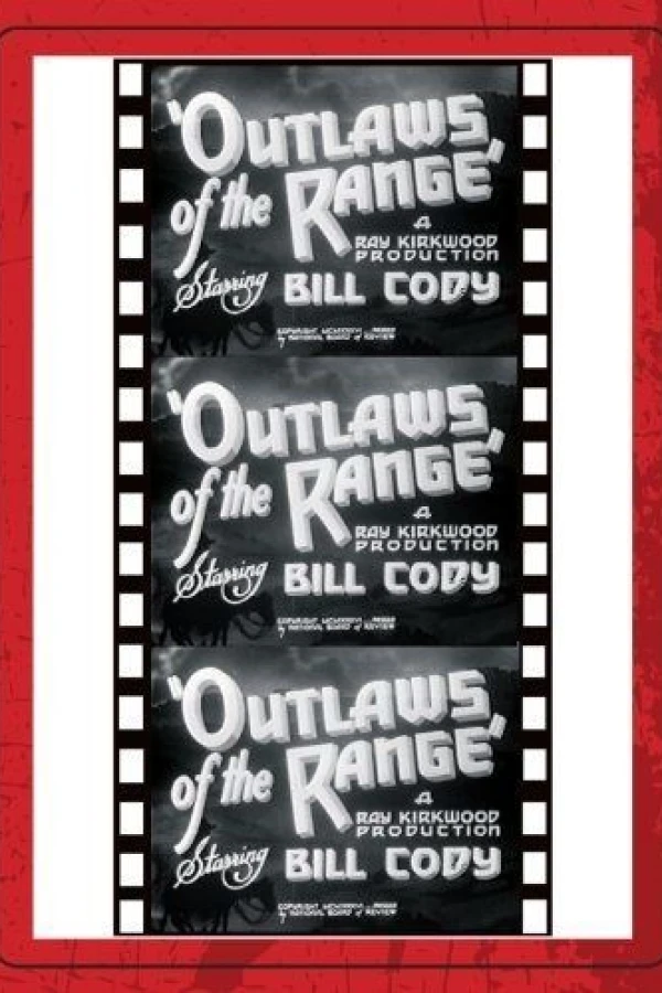 Outlaws of the Range Juliste