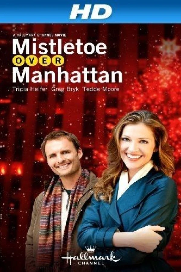 Mistletoe Over Manhattan Juliste