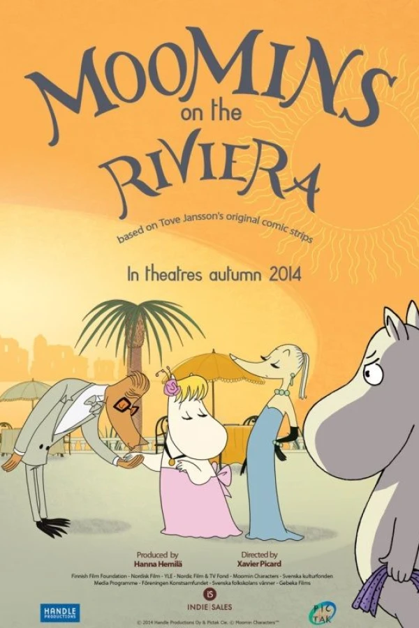 Moomins on the Riviera Juliste