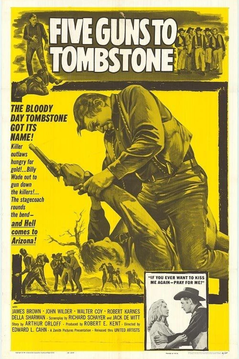 Five Guns to Tombstone Juliste