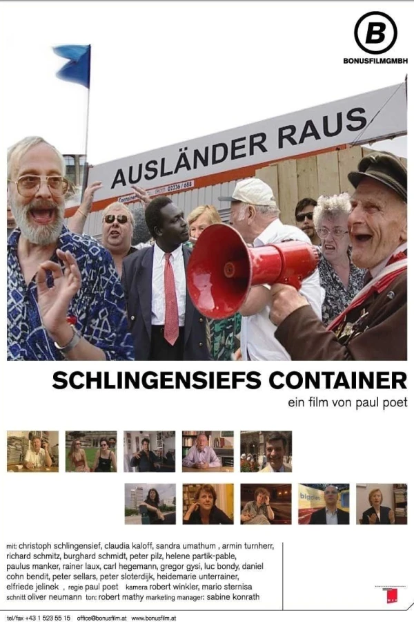 Foreigners out! Schlingensiefs Container Juliste