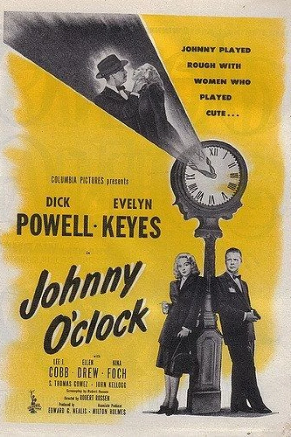 Johnny O'Clock Juliste