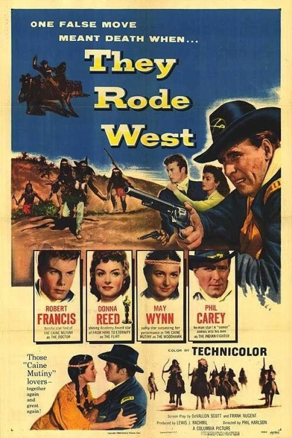They Rode West Juliste