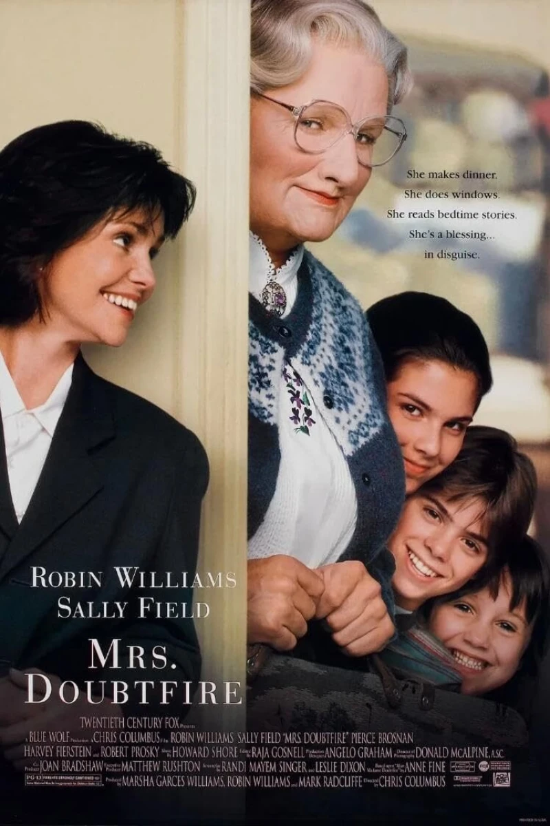 Mrs. Doubtfire Juliste