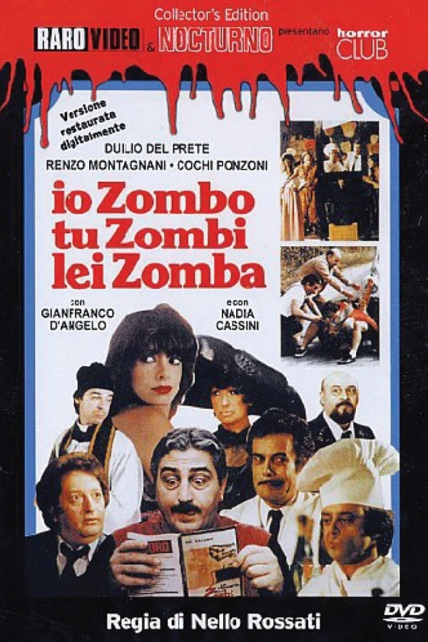 Io zombo, tu zombi, lei zomba Juliste