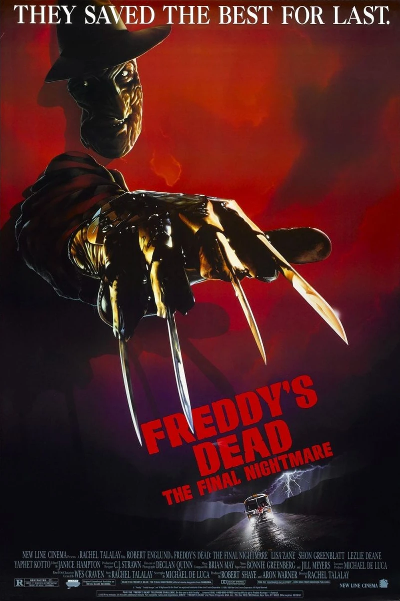 Viimeinen painajainen Elm Streetillä - Freddyn kuolema Juliste