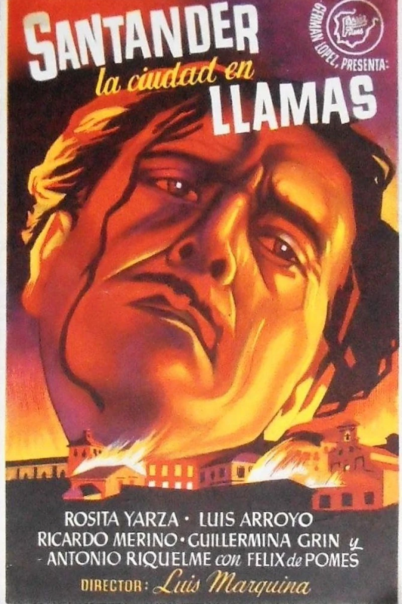 Santander, la ciudad en llamas Juliste