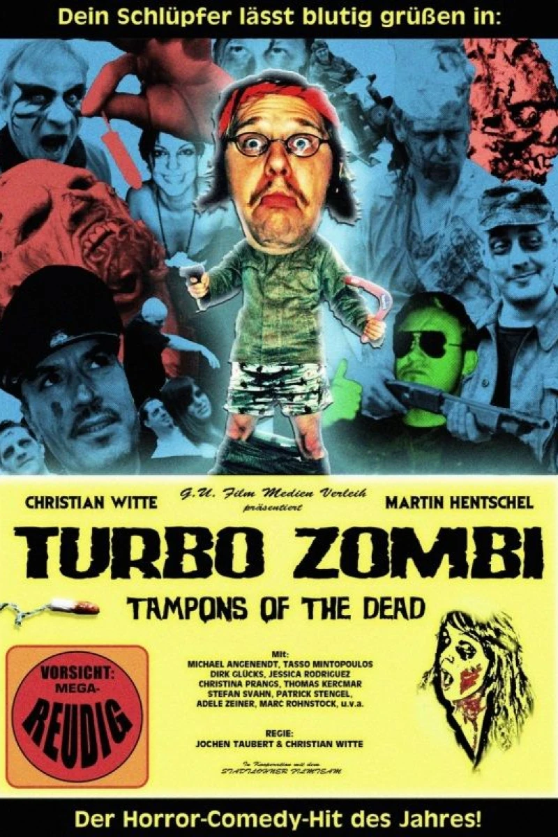 Turbo Zombi - Tampons of the Dead Juliste