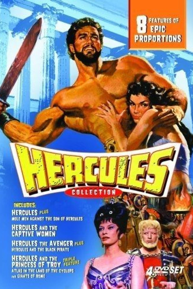 Hercules and the Black Pirates Juliste