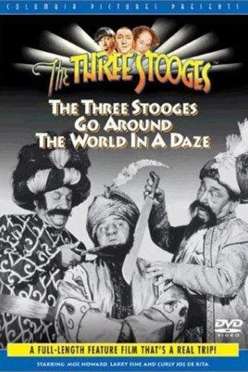 The Three Stooges Go Around the World in a Daze Juliste