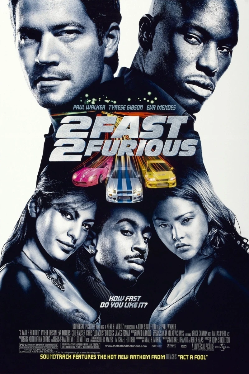 2 Fast 2 Furious Juliste