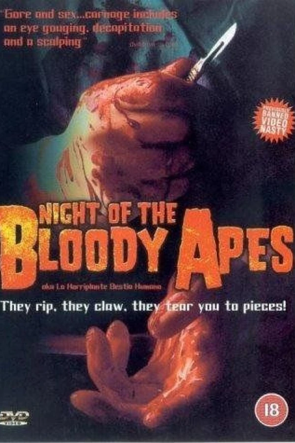 Night of the Bloody Apes Juliste