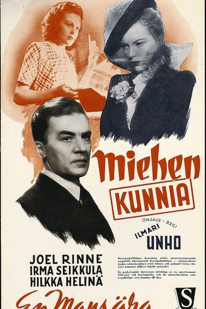 Miehen kunnia Juliste