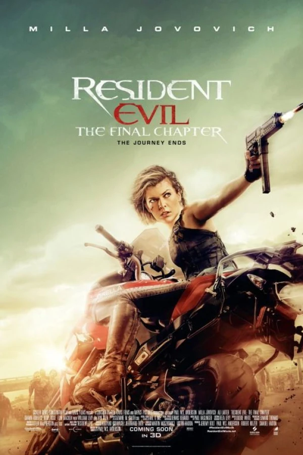 Resident Evil: The Final Chapter Juliste