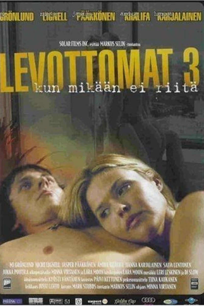Levottomat 3 kun mikään ei riitä Juliste