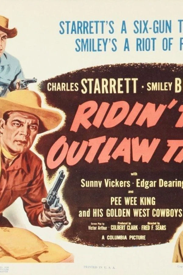 Ridin' the Outlaw Trail Juliste