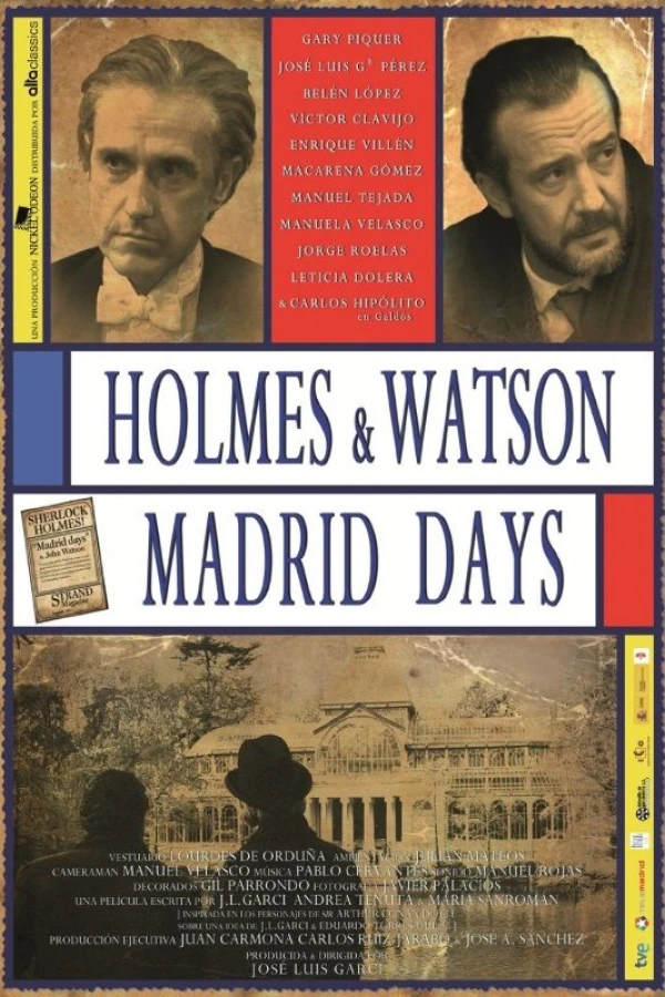 Holmes Watson. Madrid Days Juliste