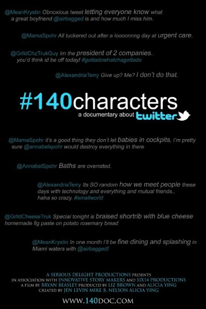 140Characters: A Documentary About Twitter Juliste