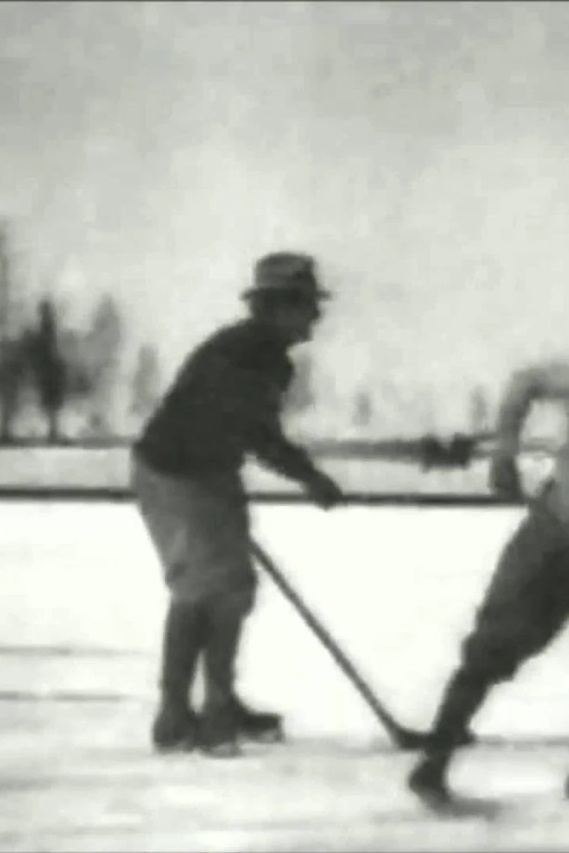 Hockey Match on the Ice Juliste