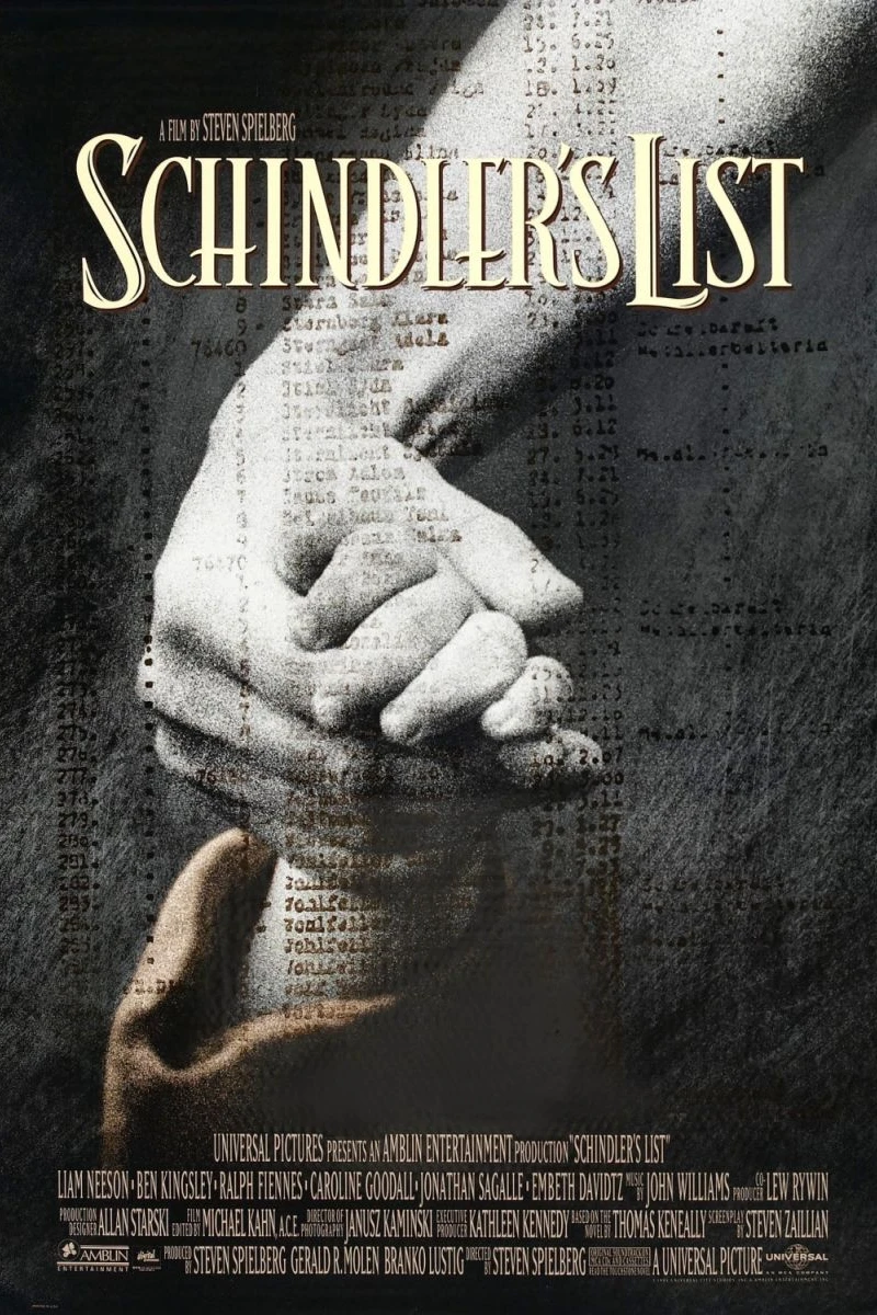 Schindler's List Juliste