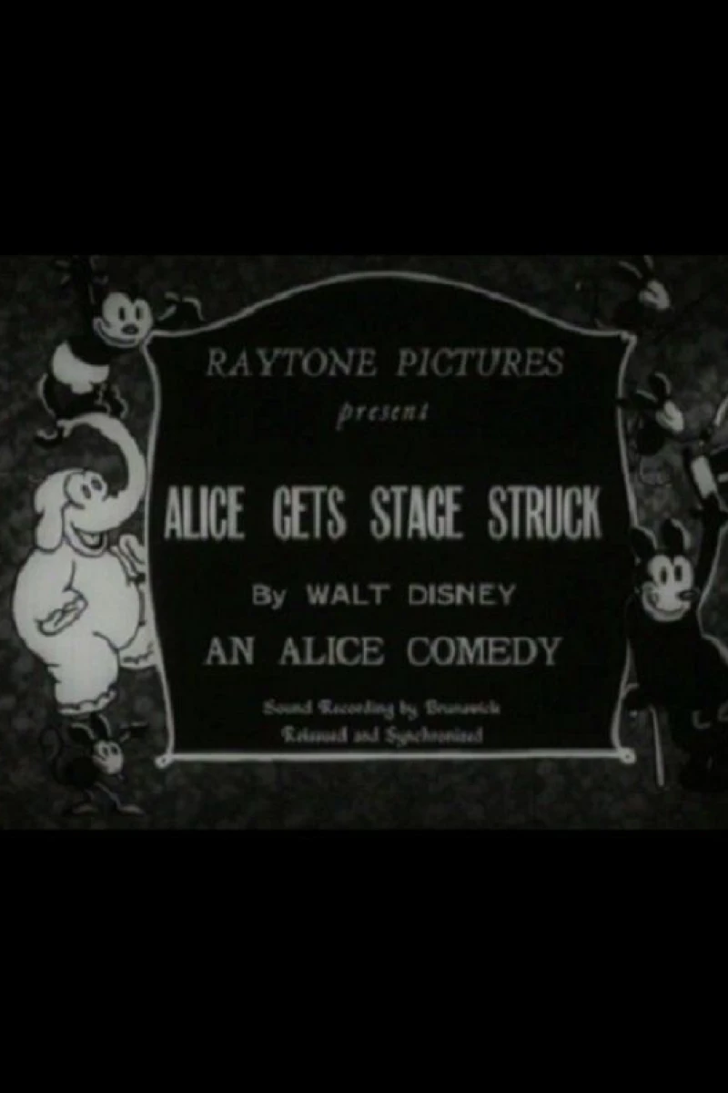 Alice Is Stage Struck Juliste