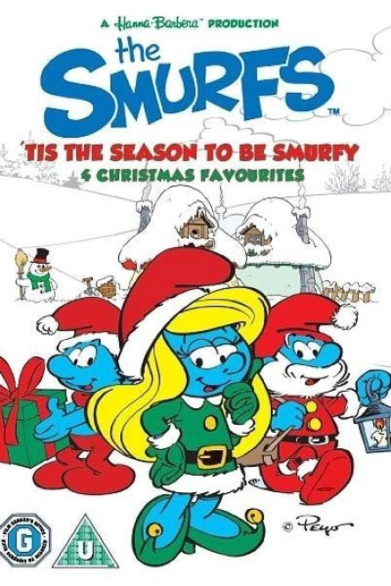 'Tis the Season to Be Smurfy Juliste