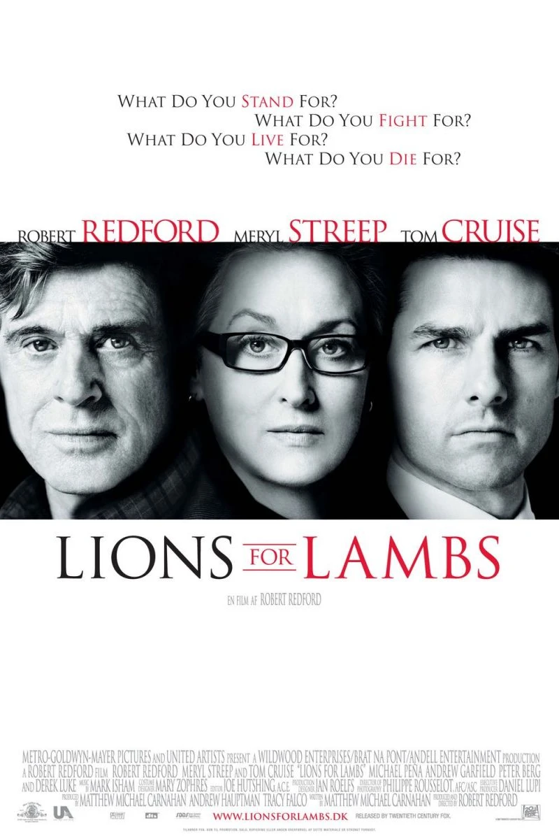 Lions for Lambs Juliste