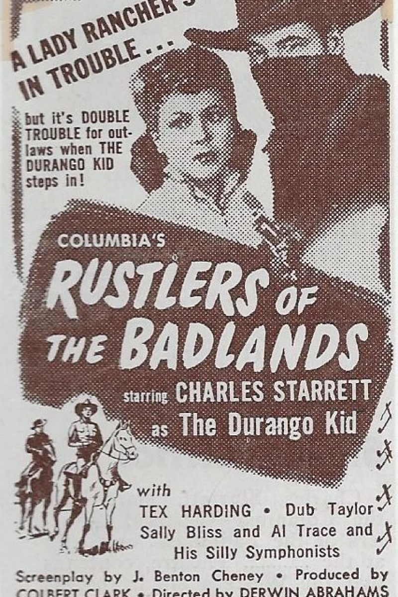 Rustlers of the Badlands Juliste