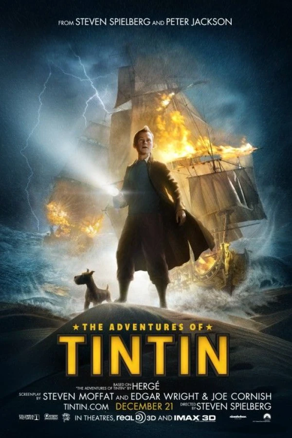 Tintins äventyr: Enhörningens hemlighet Juliste