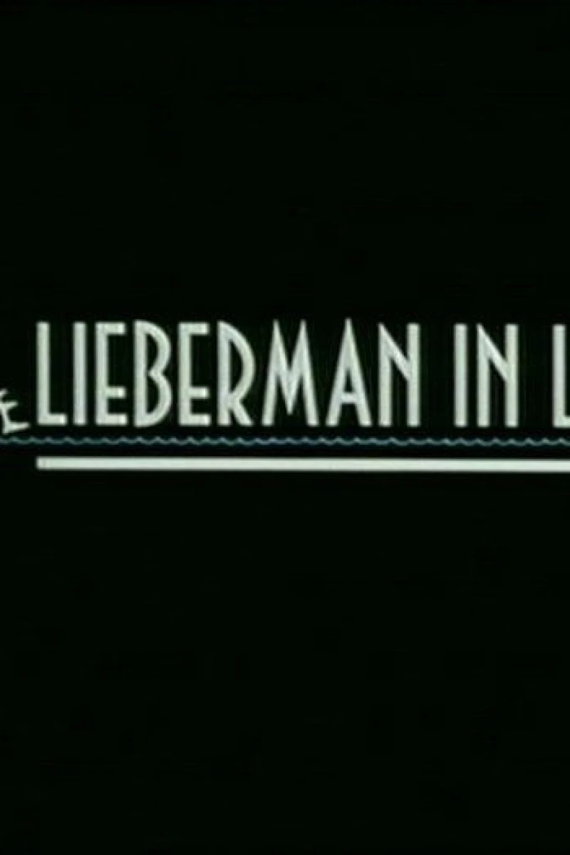 Lieberman in Love Juliste