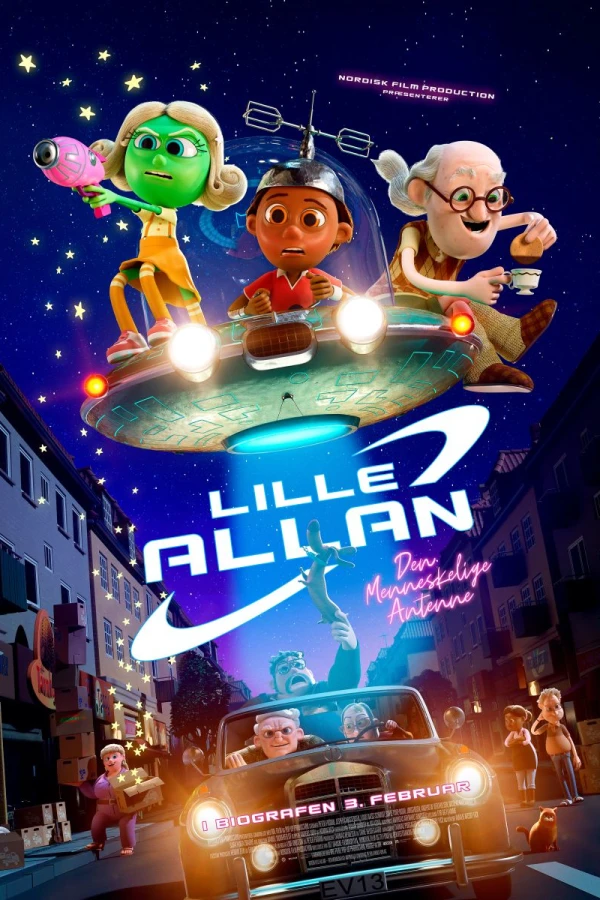 Lit tle Allan - The Human Antenna Juliste