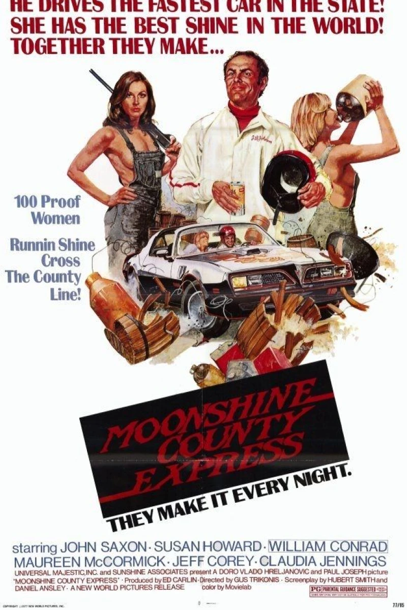 Moonshine County Express Juliste