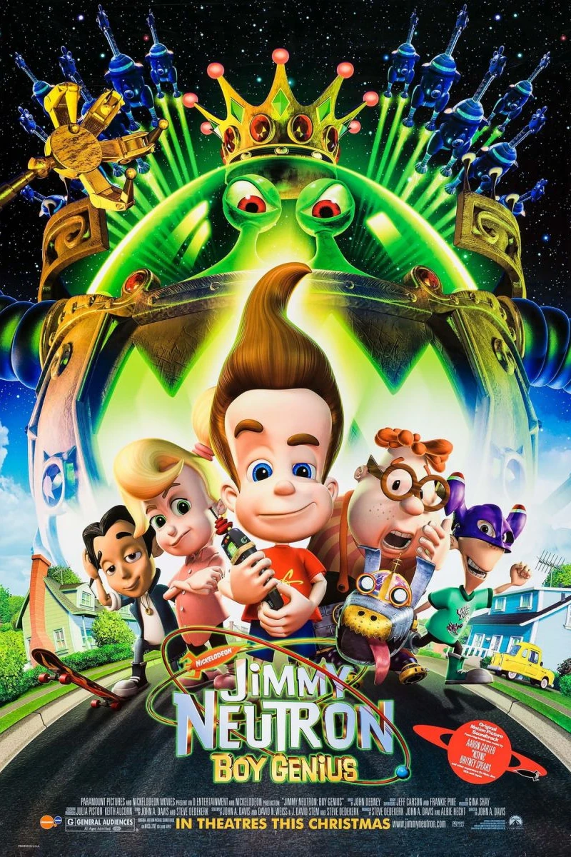 Jimmy Neutron - neropatti Juliste