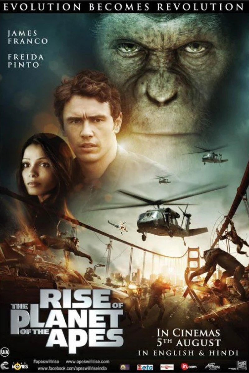 Rise of the Planet of the Apes Juliste