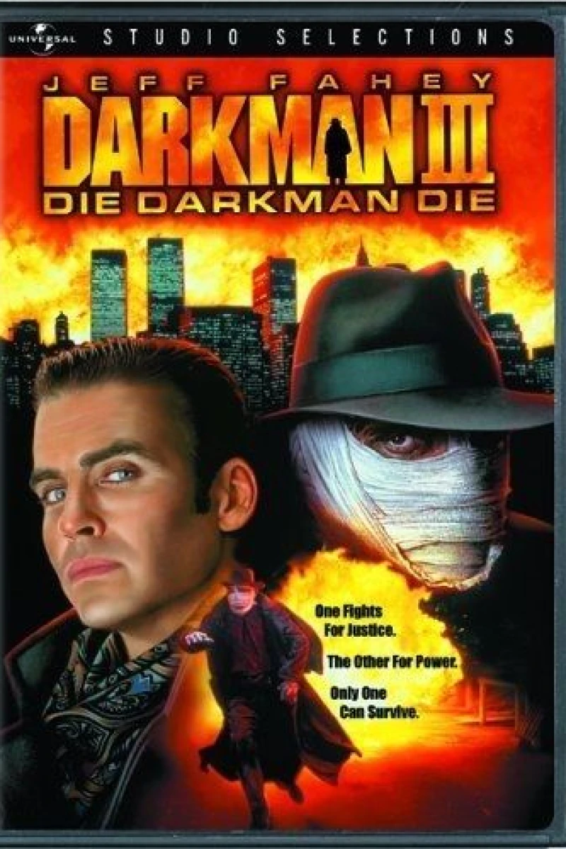 Darkman III: Kuole, Darkman, Kuole Juliste