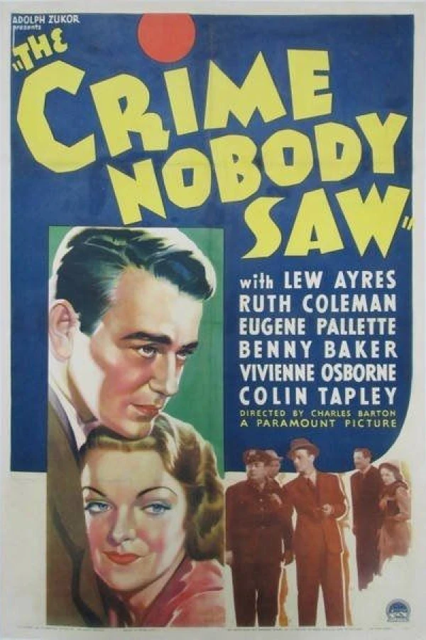 The Crime Nobody Saw Juliste