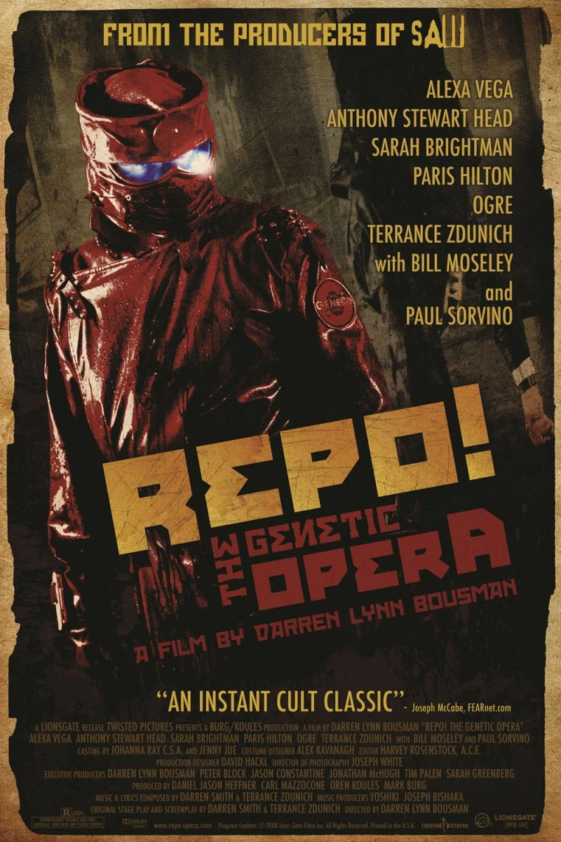 Repo! The Genetic Opera Juliste