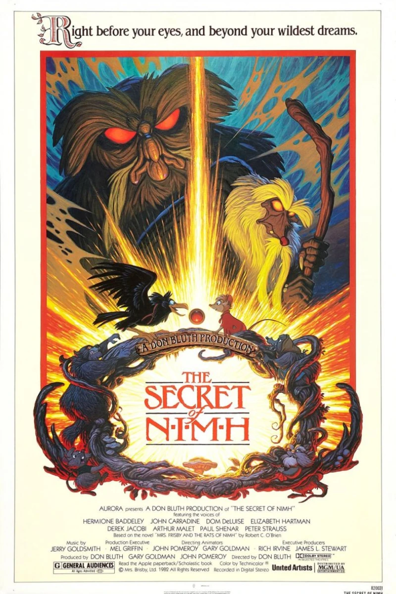 The Secret of NIMH Juliste